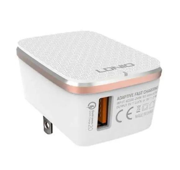 CARGADOR COMPLETO V8 LDNIO A1204Q 