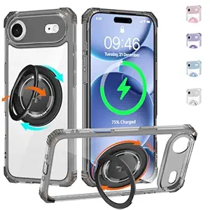 [166-031] COVER TRANSPARENTE 17 PRO MAX, 360 ROTABLE 166-031